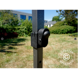 FleXtents Basic 3x3m V.3 inkl 4st sidovggar