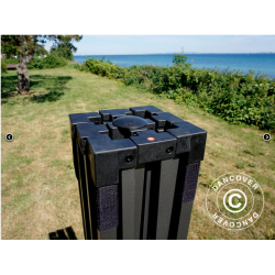 FleXtents Basic 3x3m V.3 inkl 4st sidovggar