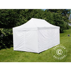 FleXtents Basic 3x6m V.3 "Sjuktlt" inkl 6st sidovggar, Vit