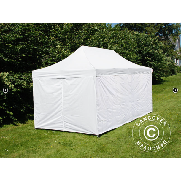 FleXtents Basic 3x6m V.3 "Sjuktlt" inkl 6st sidovggar, Vit