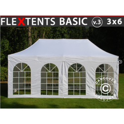 FleXtents Basic 3x6m V.3 inkl 4st sidovggar