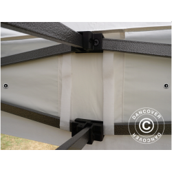 FleXtents Basic 4x4m V.3 inkl 4st sidovggar