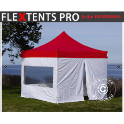 FleXtents PRO 3x3m "Sjuktlt" inkl 4st sidovggar