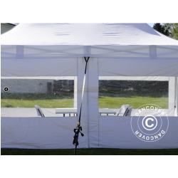 FleXtents PRO 3x6m "Beskartlt," inkl 6st sidovggar och 1st skiljevgg