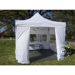 FleXtents PRO 3x6m "Beskartlt," inkl 6st sidovggar och 1st skiljevgg