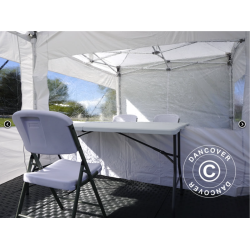 FleXtents PRO 3x6m "Beskartlt," inkl 6st sidovggar och 1st skiljevgg