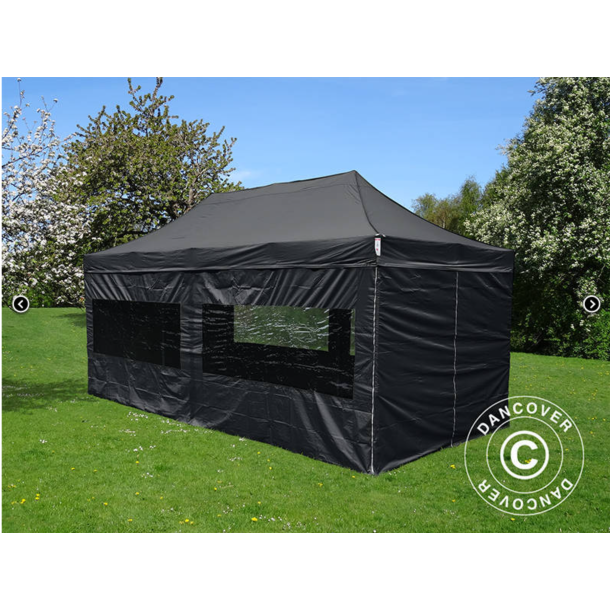 FleXtents PRO 3x6m "Beskartlt," inkl 6st sidovggar och 1st skiljevgg