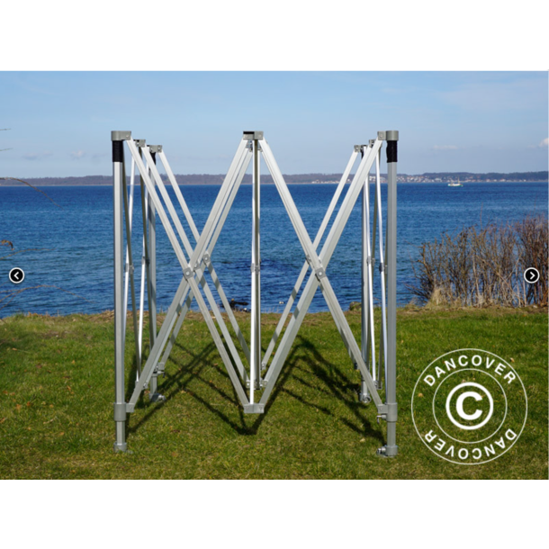 FleXtents PRO 3x6m "Beskartlt," inkl 6st sidovggar och 1st skiljevgg