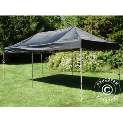 FleXtents PRO 3x6m "Beskartlt," inkl 6st sidovggar och 1st skiljevgg
