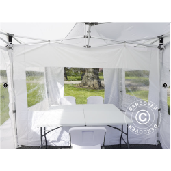 FleXtents PRO 3x6m "Beskartlt," inkl 6st sidovggar och 1st skiljevgg