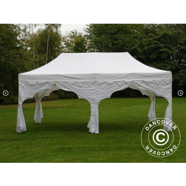 Flextents PRO 3x6m "Raj" inkl. 6st dekorativa hrngardiner
