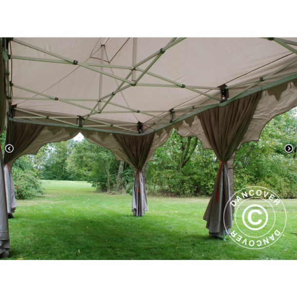 Flextents PRO 3x6m "Raj" inkl. 6st dekorativa hrngardiner