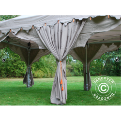 Flextents PRO 3x6m "Raj" inkl. 6st dekorativa hrngardiner