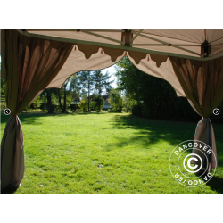 Flextents PRO 3x6m "Raj" inkl. 6st dekorativa hrngardiner