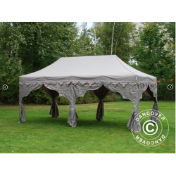 Flextents PRO 3x6m "Raj" inkl. 6st dekorativa hrngardiner