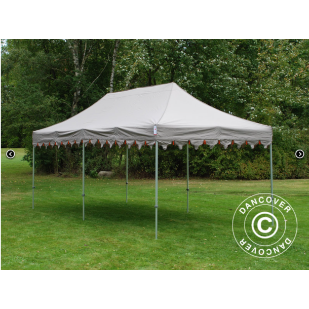 Flextents PRO 3x6m "Raj" inkl. 6st dekorativa hrngardiner