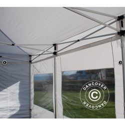 FleXtents PRO 4x6m "Beskartlt," inkl 8st sidovggar och 1st skiljevgg