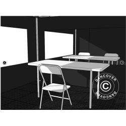 FleXtents PRO 4x6m "Beskartlt," inkl 8st sidovggar och 1st skiljevgg