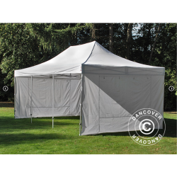 FleXtents PRO 4x6m "Beskartlt," inkl 8st sidovggar och 1st skiljevgg