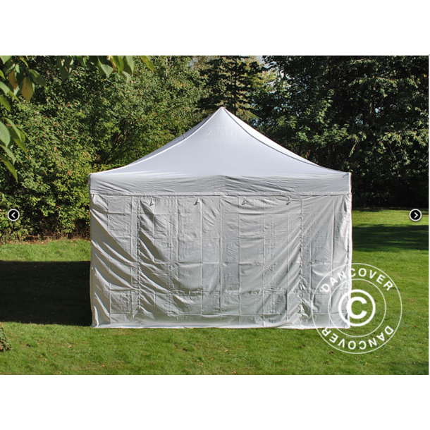 FleXtents PRO 4x6m "Beskartlt," inkl 8st sidovggar och 1st skiljevgg