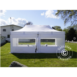 FleXtents PRO 4x6m "Beskartlt," inkl 8st sidovggar och 1st skiljevgg