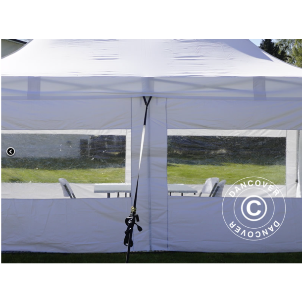 FleXtents PRO 4x6m "Beskartlt," inkl 8st sidovggar och 1st skiljevgg