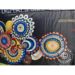 Flextents PRO 4x6m med fullt digitalt tryck inkl 8st sidovggar, Vit