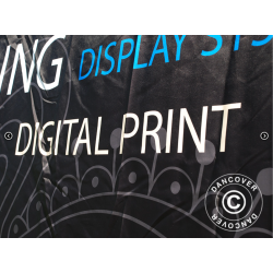 Flextents PRO 4x6m med fullt digitalt tryck inkl 8st sidovggar, Vit