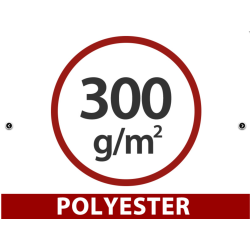 Flextents PRO 4x6m med fullt digitalt tryck, Vit