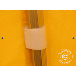 Flextents PRO 3x3m, PVC, Arbetstlt inkl 4st sidovggar, Gul/Vit