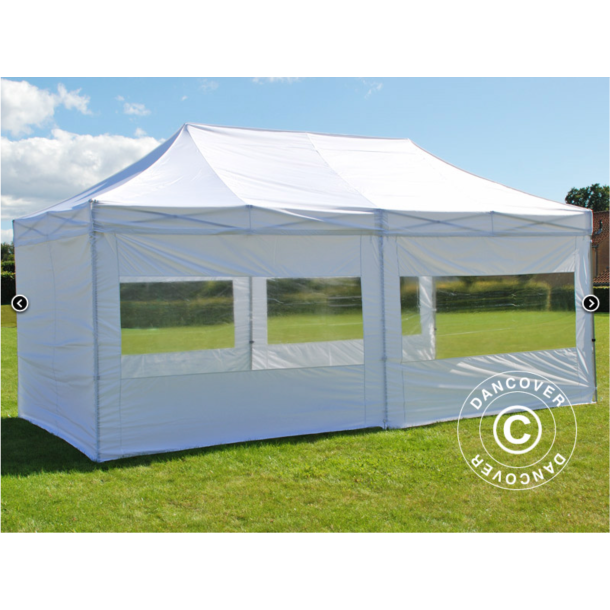 FleXtents PRO Steel 3x6m "PartyEdition" inkl 6st sidovggar