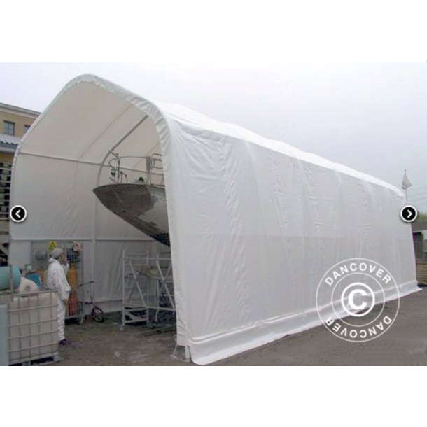 Lagertlt OceanCover 5,5x15x4,1x5,3m PVC 600g, Vit