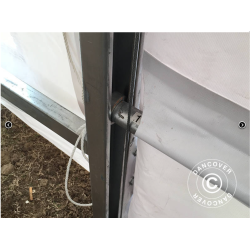 Lagertlt OceanCover 5,5x15x4,1x5,3m PVC 600g, Vit