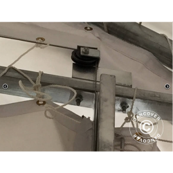 Lagertlt OceanCover 5,5x15x4,1x5,3m PVC 600g, Vit