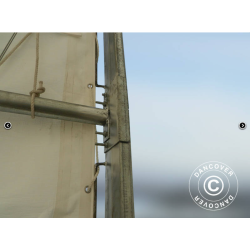 Lagertlt OceanCover 5,5x20x4,1x5,3m PVC 600g, Vit