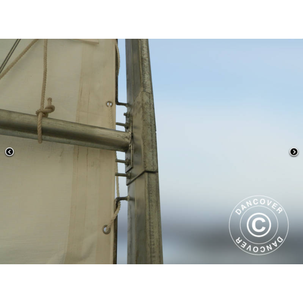 Lagertlt OceanCover 5,5x20x4,1x5,3m PVC 600g, Vit