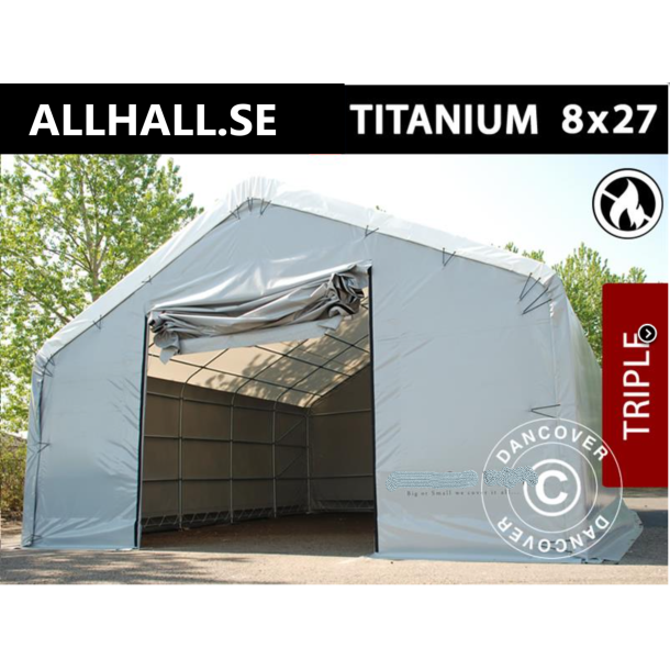 Tlthall Titanium 8x27x3x5m PVC 600g