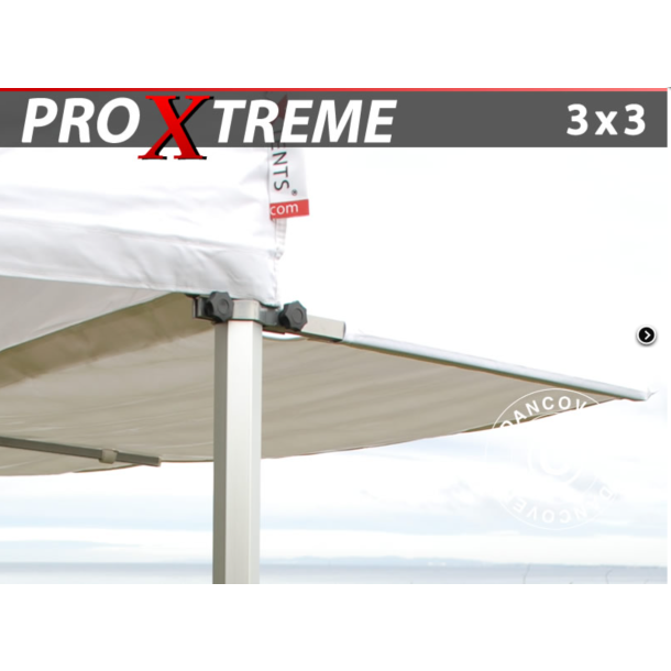 FleXtents  Xtreme 3x3m "50" verhng - Utskjutande tak