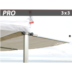 FleXtents PRO 3x3m verhng - Utskjutande tak 
