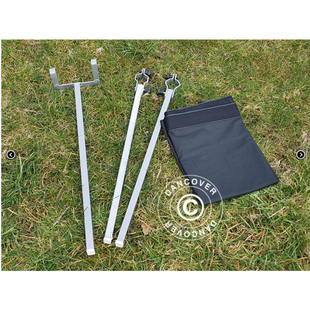 FleXtents  Xtreme 3x3m "50" verhng - Utskjutande tak