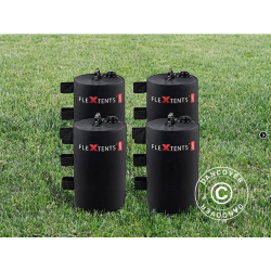 Viktvska fr vatten till FleXtents snabbtlt, 15l, Svart, 4 st.