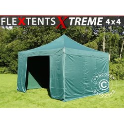 Snabbtlt FleXtents Xtreme 4x4m Grn, inkl. 4 sidor
