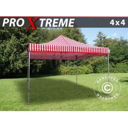 Snabbtlt FleXtents Xtreme 4x4m Randigt
