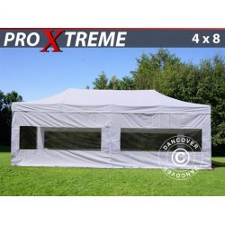 Snabbtlt FleXtents Xtreme 4x8m Vit, inkl. 6 sidor
