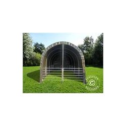 Vindskydd fr djur 3 x  6 x 2,8 m PVC, Grn