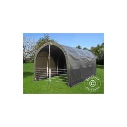 Vindskydd fr djur 3 x  6 x 2,8 m PVC, Grn