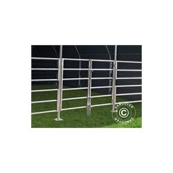 Vindskydd fr djur 6 x 6 x 3,7 m PVC, Grn