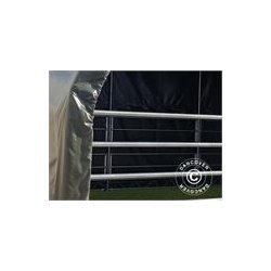 Vindskydd fr djur 6 x 6 x 3,7 m PVC, Grn