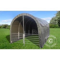 Vindskydd fr djur 3 x  6 x 2,8 m PVC, Grn