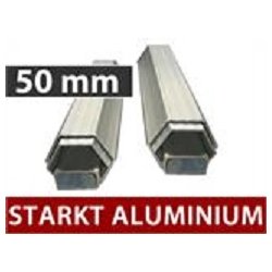 Snabbtlt FleXtents Xtreme 4x8m Svart, inkl. 6 sidor